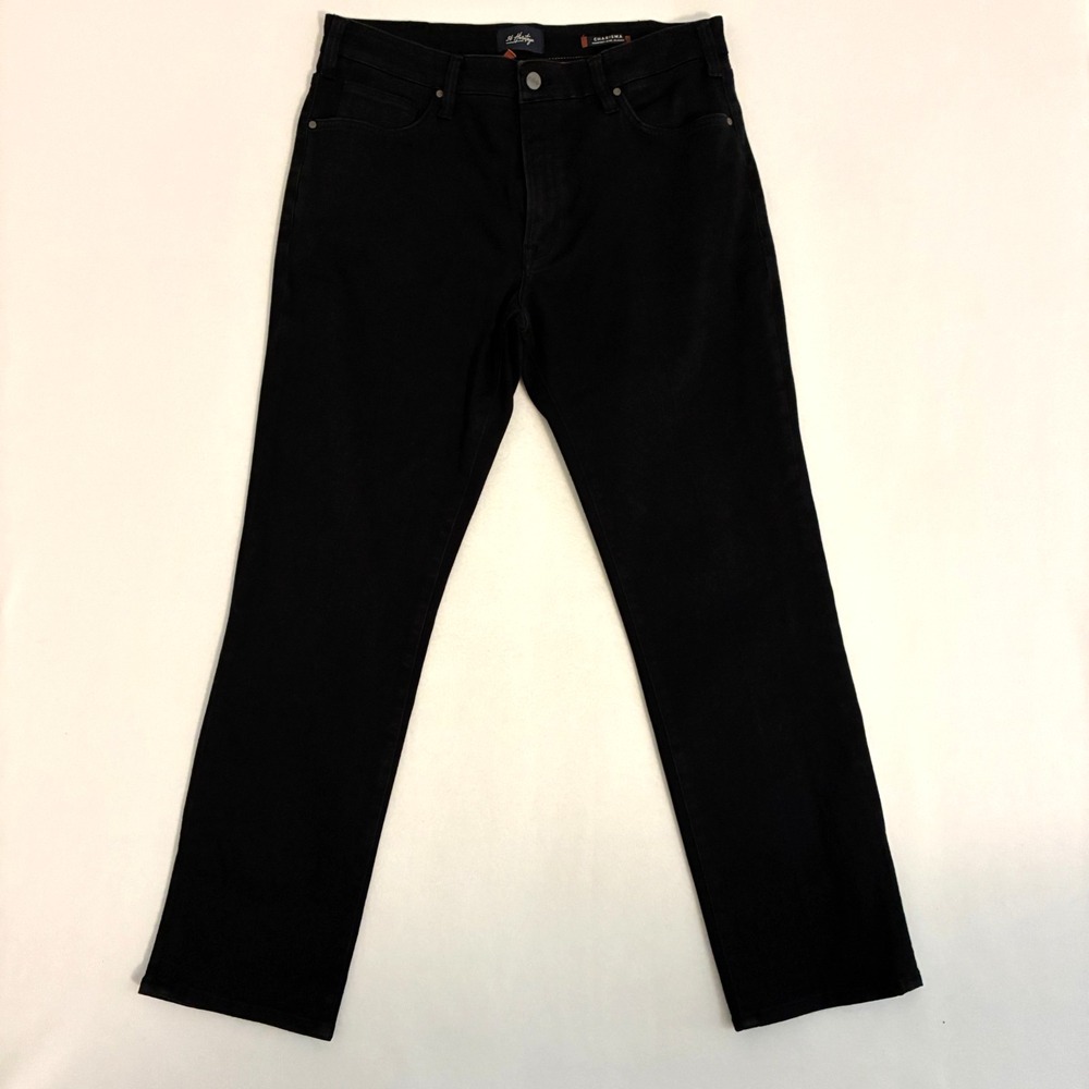 34 Heritage Charisma Jeans Men's 38x32 Black Comfort Rise Classic Fit Pants